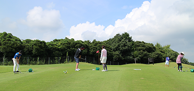 グリーン周りのアプローチ(動画撮影あり)